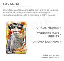 Carregar imagem no visualizador da galeria, AREIA GATOZIM LAVANDA 4KGS