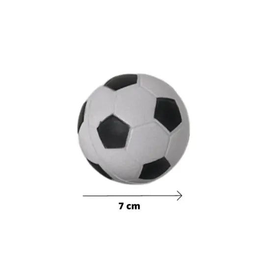 BRINQUEDO P/ CACHORRO -   BOLA DE FUTEBOL 7CM